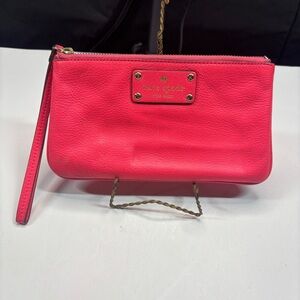 Kate Spade New York Pink Wallet Wristlet Pink Spring Summer Minimalist